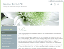 Tablet Screenshot of jkerntherapy.com